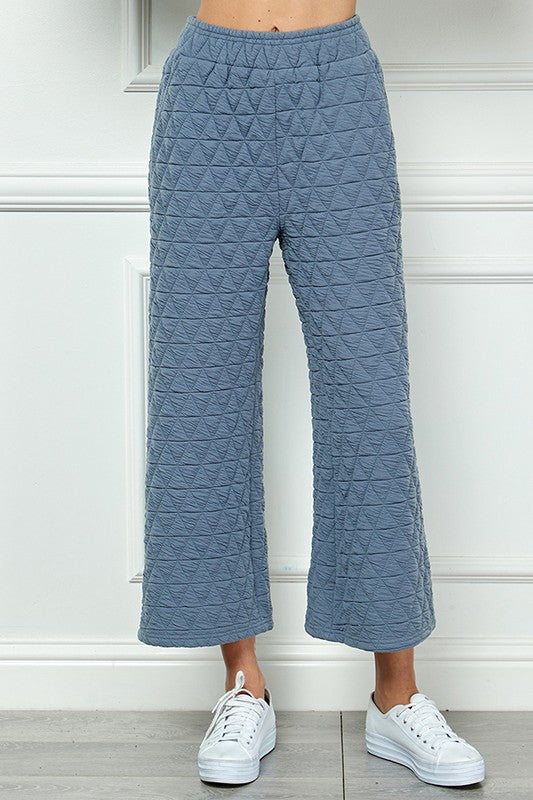 Quilted & Cozy Set Sold Separate Clothing See And Be Seen Wide Leg pant S 