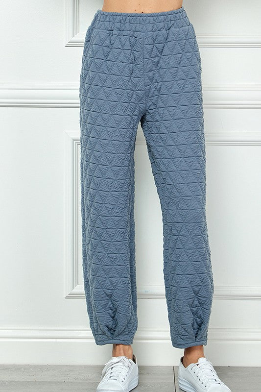 Quilted & Cozy Set Sold Separate Clothing See And Be Seen Tucked pant S 