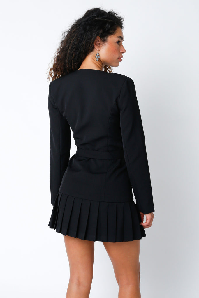 Better In A Blazer Dress Clothing Olivaceous   