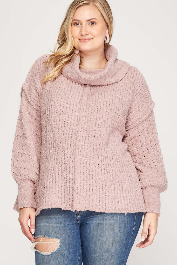 Cotton Candy Sweater Clothing She + Sky Pink S 
