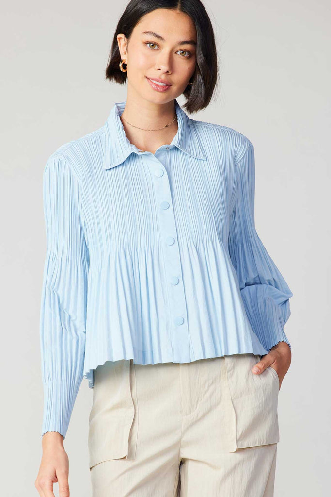 The Perfect Blue Button Top Clothing Current Air   