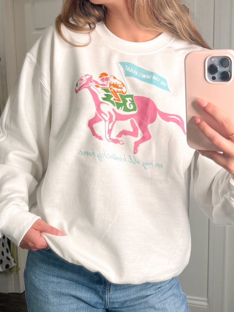 Derby Colorful Crew Neck Clothing Peacocks & Pearls Lexington   
