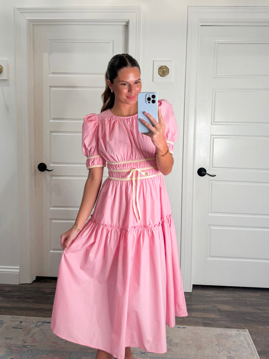 Sunday Best Pink Midi Dress – Peacocks & Pearls Lexington