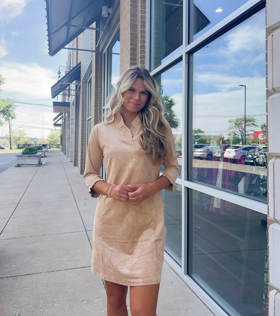 Chic Vibes Dress Clothing Aryeh Camel S 