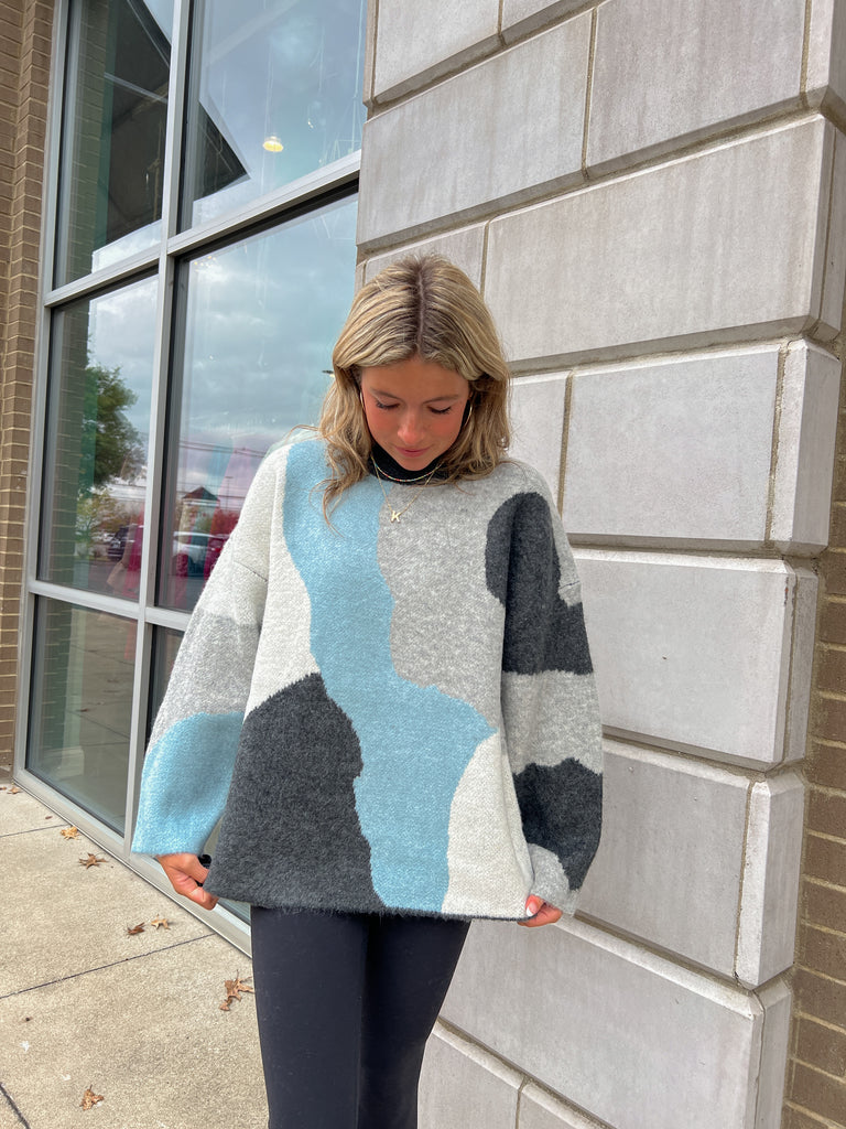Block Party Cozy Sweater Clothing Crescent   