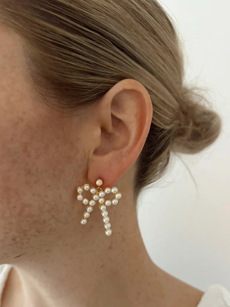 Eloise Bow Earrings Jewelry ALV Jewels   