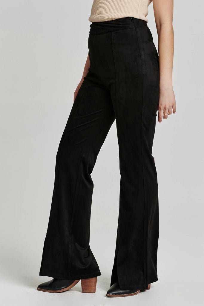 Fallon Suede Pants Clothing Another Love Black 4 