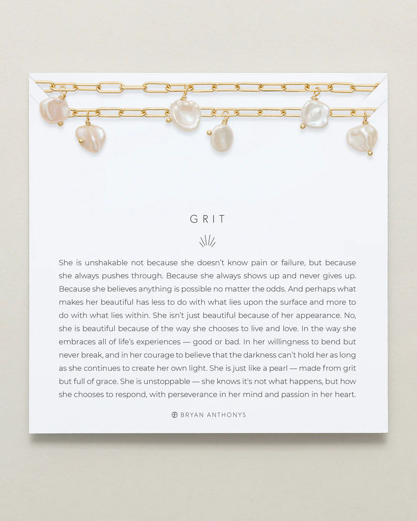 Grit Paperclip Chain Necklace Jewelry Bryan Anthonys   
