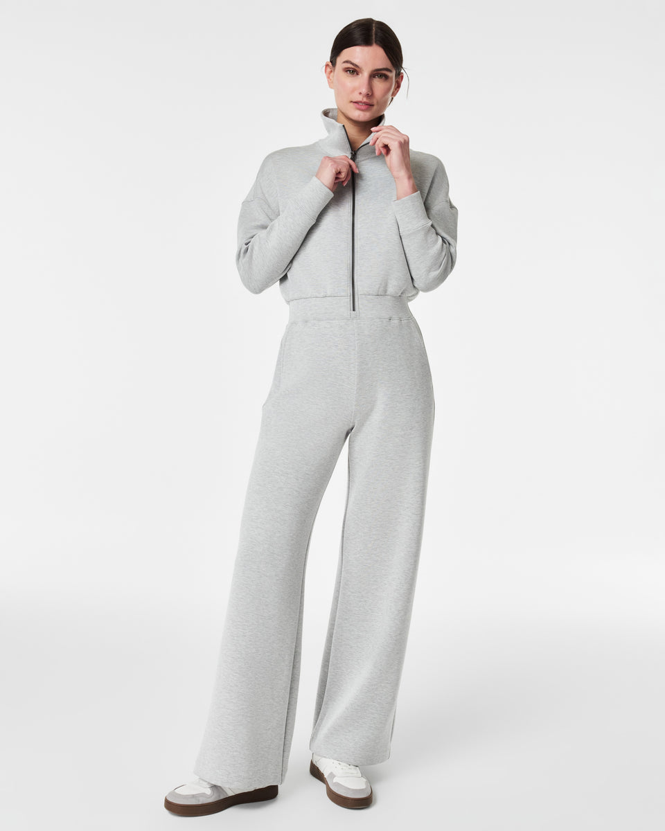 Grey Air Essentials Wide Leg Jumpsuit – Peacocks & Pearls Lexington