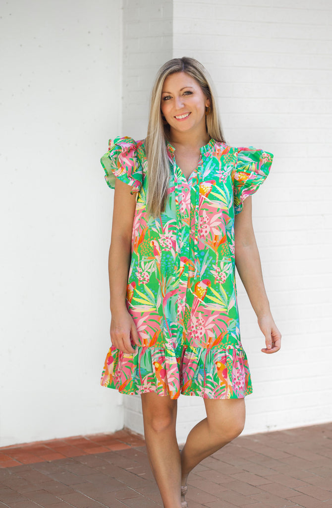 In The Trees Abby Dress Clothing Peacocks & Pearls Lexington   