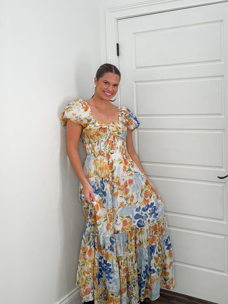 Hamptons House Maxi Dress Clothing Peacocks & Pearls Lexington