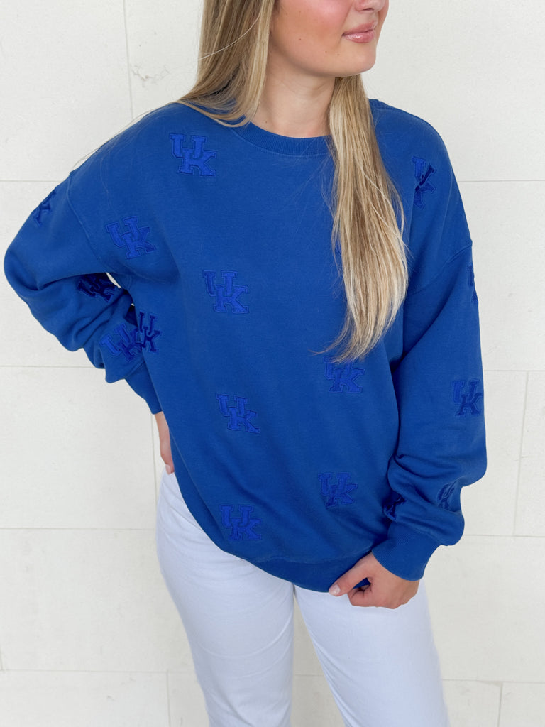 Kentucky Ritter Repeat Crew Neck Clothing Peacocks & Pearls Lexington