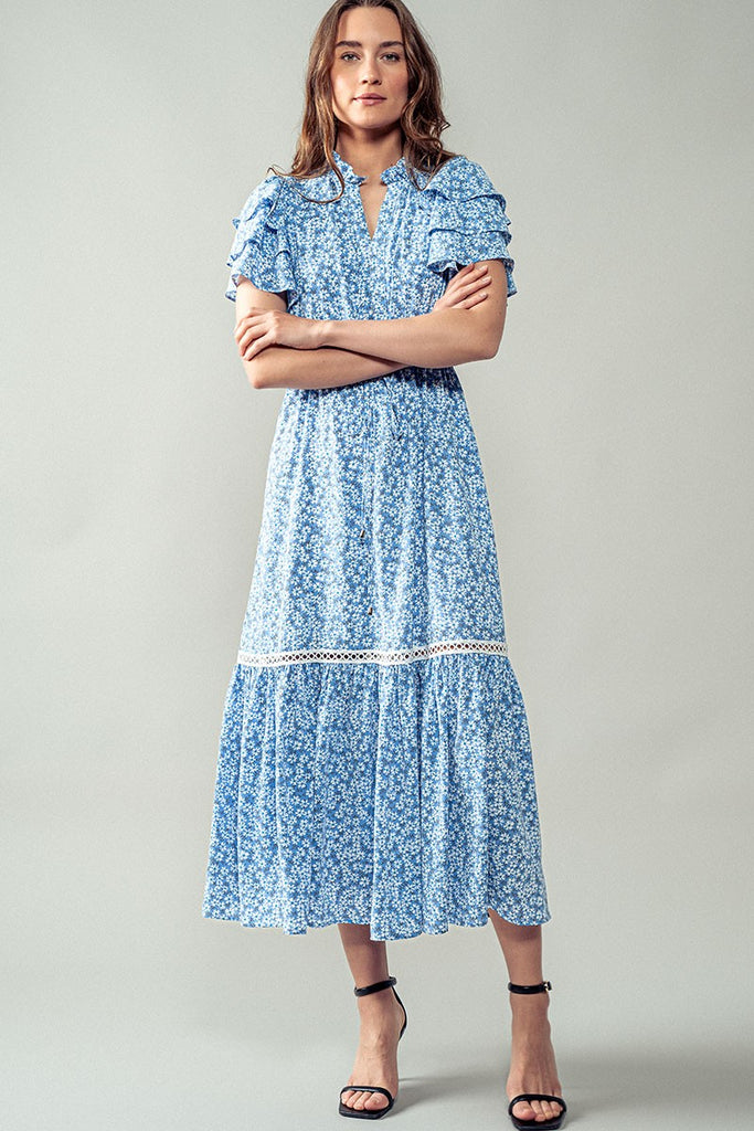 Easy Breezy Midi Dress Clothing Peacocks & Pearls Lexington   