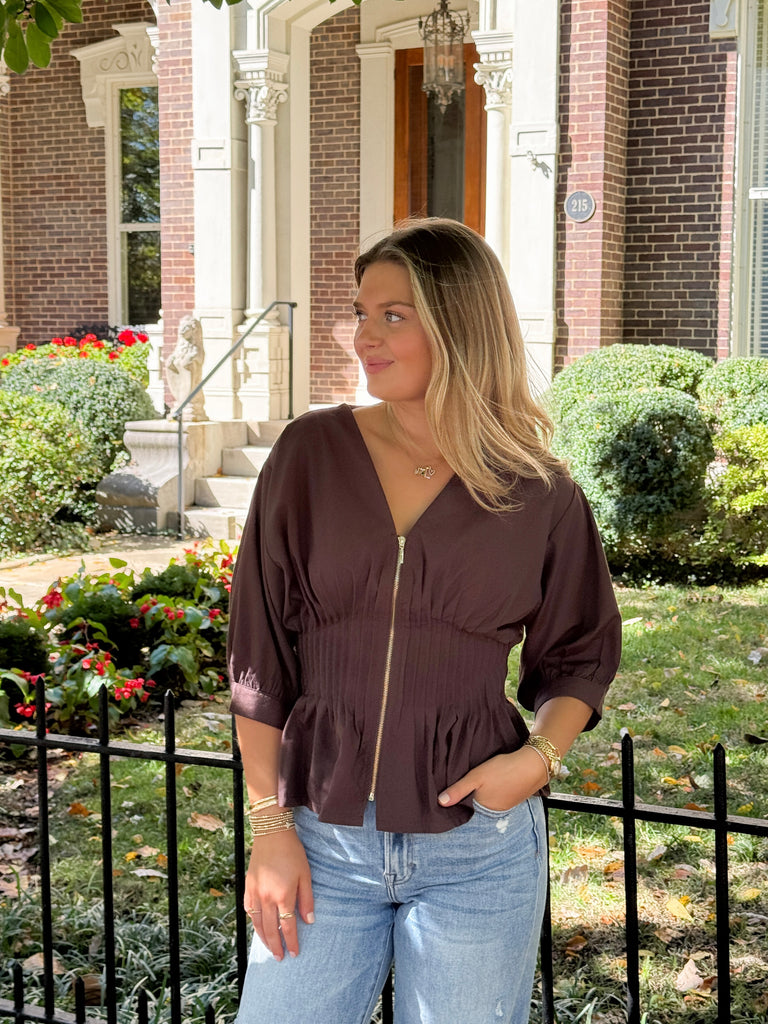 The Give Thanks Top Clothing Peacocks & Pearls Lexington