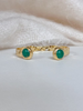 Misty Cuff Jewelry Peacocks & Pearls Lexington Green Chrysoprase
