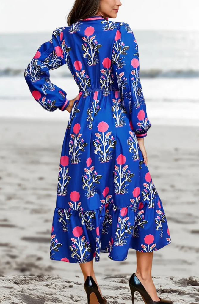 Floral Embrace Maxi Dress Clothing Peacocks & Pearls Lexington