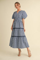 Stormy Skies Maxi Dress Clothing Peacocks & Pearls Lexington