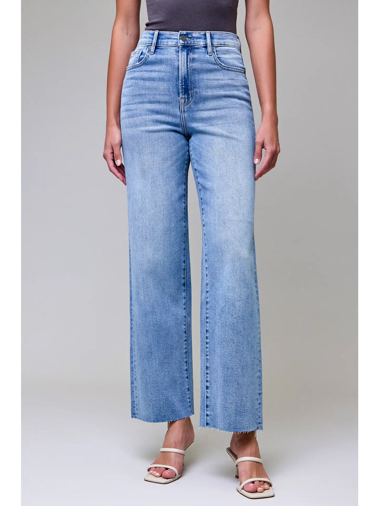 Logan High Rise Dad Jean Clothing Hidden