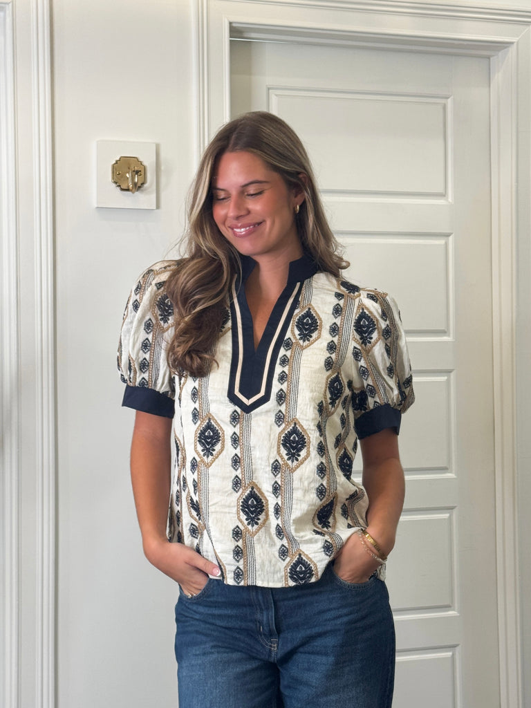 The Maple Lattice Top Clothing Peacocks & Pearls Lexington