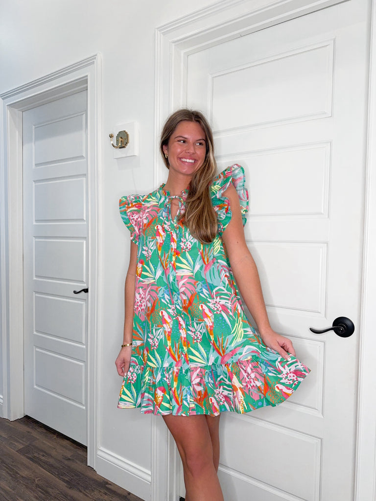 In The Trees Abby Dress Clothing Peacocks & Pearls Lexington   