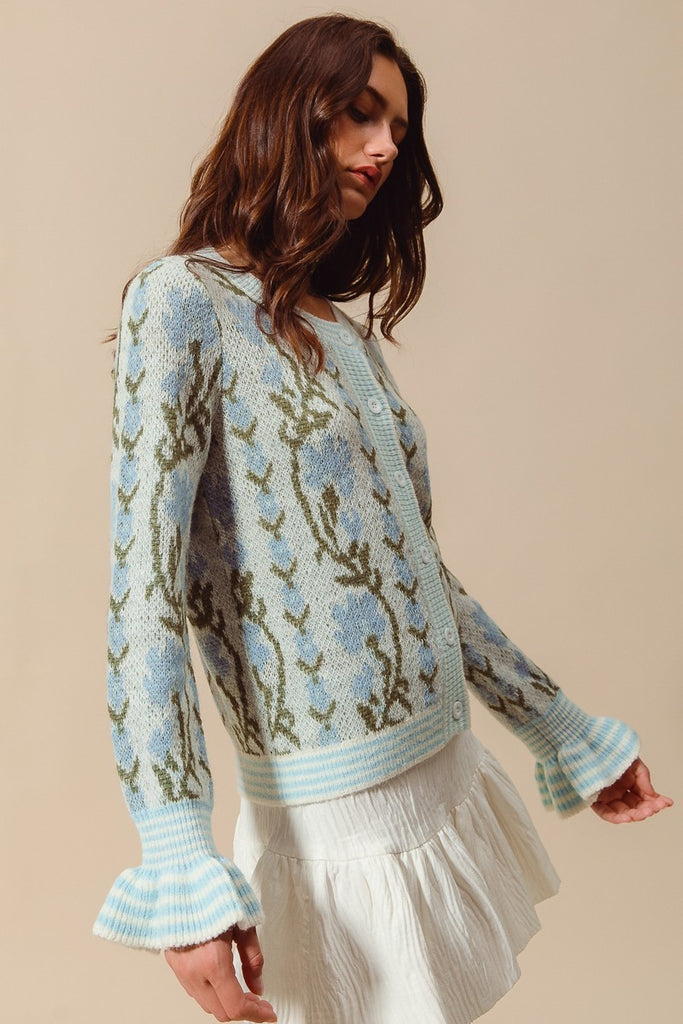 In Full Bloom Sweater Clothing Peacocks & Pearls Lexington