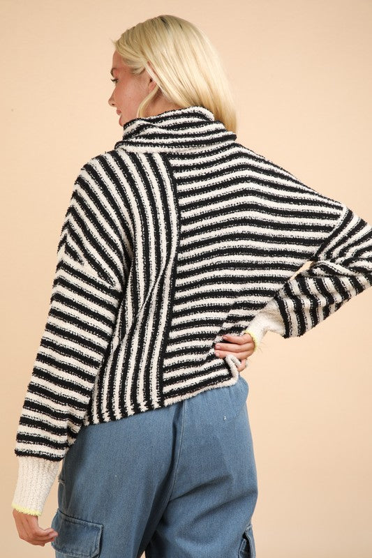 Striped Sensation Sweater Clothing Peacocks & Pearls Lexington   