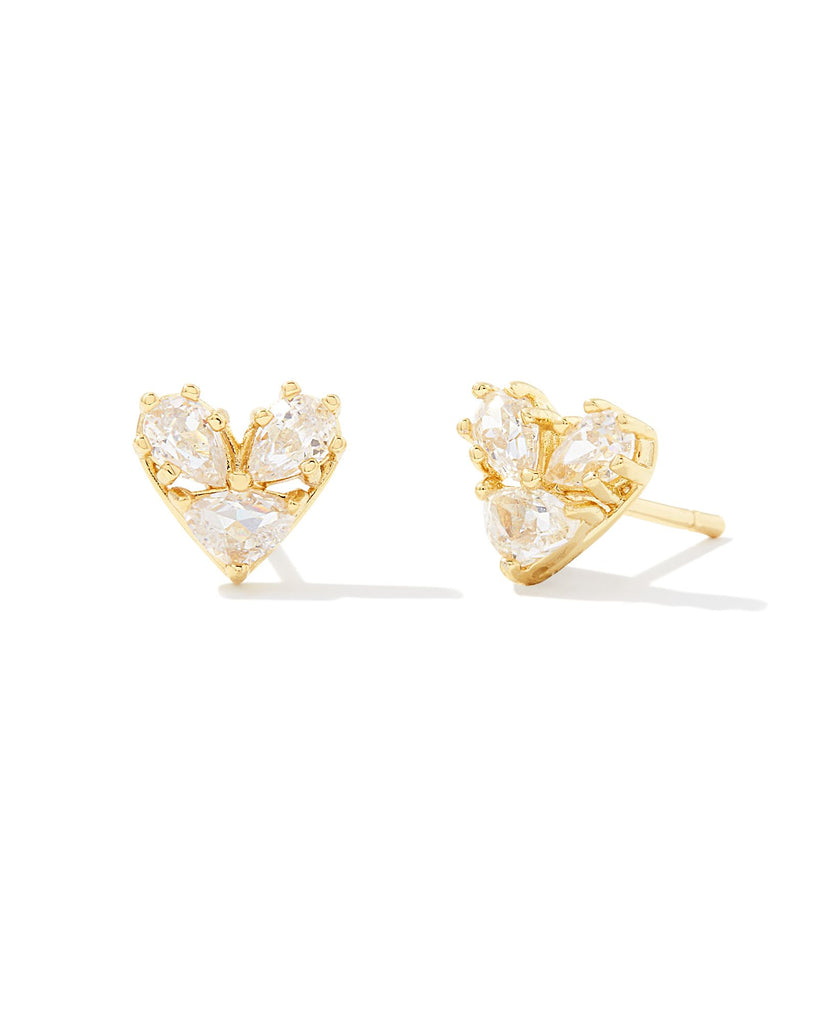 Katy Heart Stud Earrings Jewelry Kendra Scott   