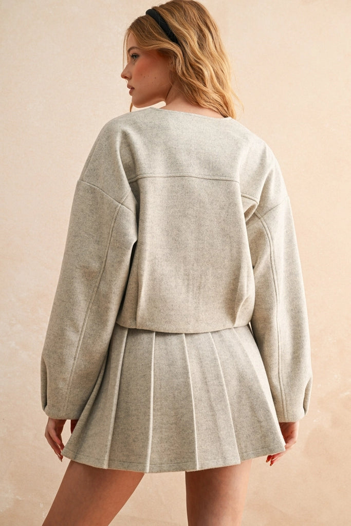 The Pleat & Stone Jacket Clothing Peacocks & Pearls Lexington