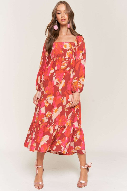 Romantic Orchard Maxi Dress Clothing Peacocks & Pearls Lexington   