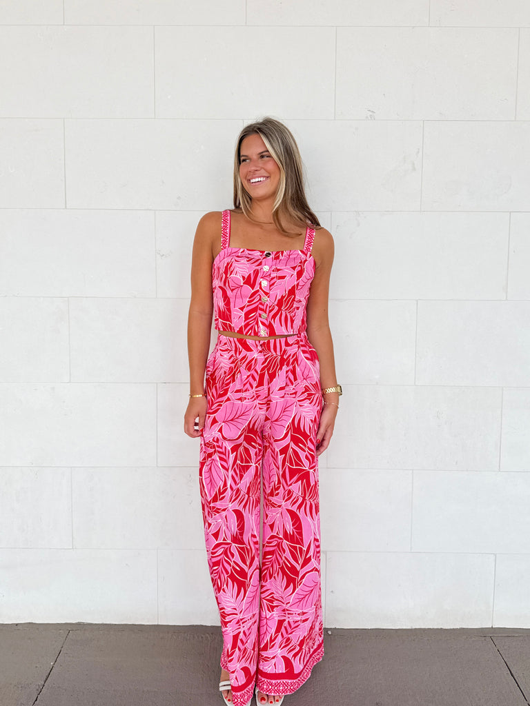 Pink Paradise Set Clothing Peacocks & Pearls Lexington