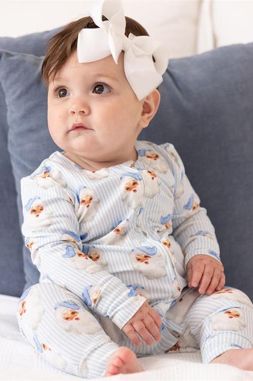 Santa Baby Infant PJ Set Clothing Peacocks & Pearls Lexington   