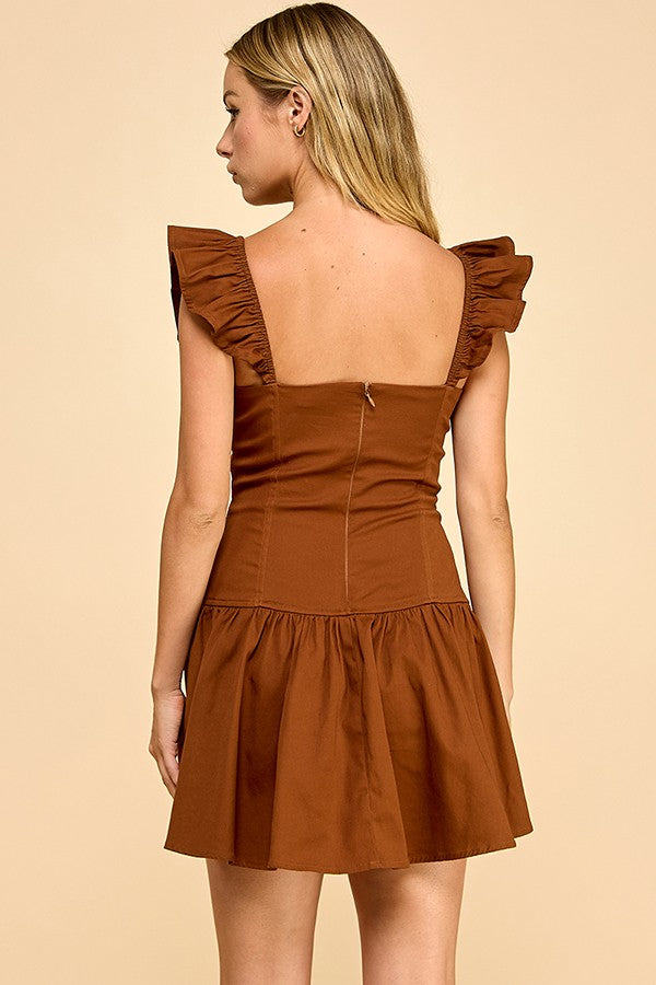 Saddle Lane Short Dress Clothing Peacocks & Pearls Lexington