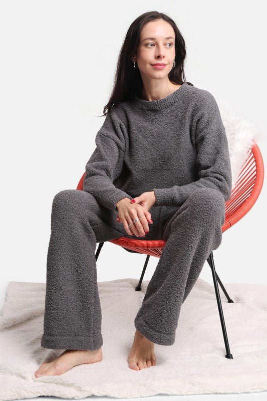 Fluffy Bunny Lounge Set (Sold as Set) Clothing Janice Apparal   