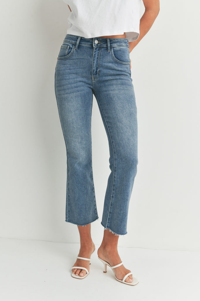 Molly Cropped Flare Jean Clothing Just Panmaco Inc   