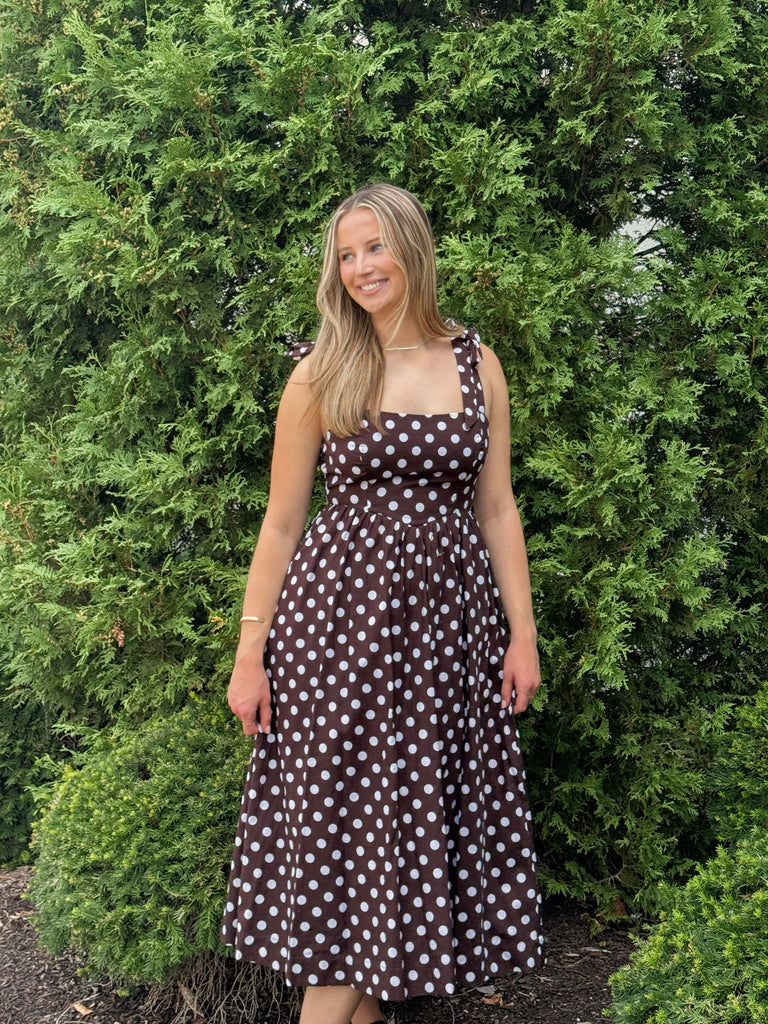 Dot About It Dress Clothing Peacocks & Pearls Lexington