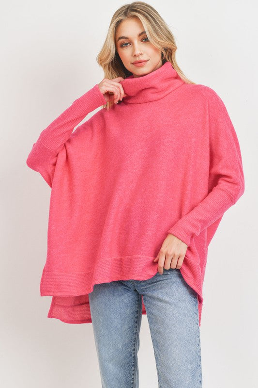 Cozy Chic Sweater Clothing Peacocks & Pearls Lexington Hot Pink S 