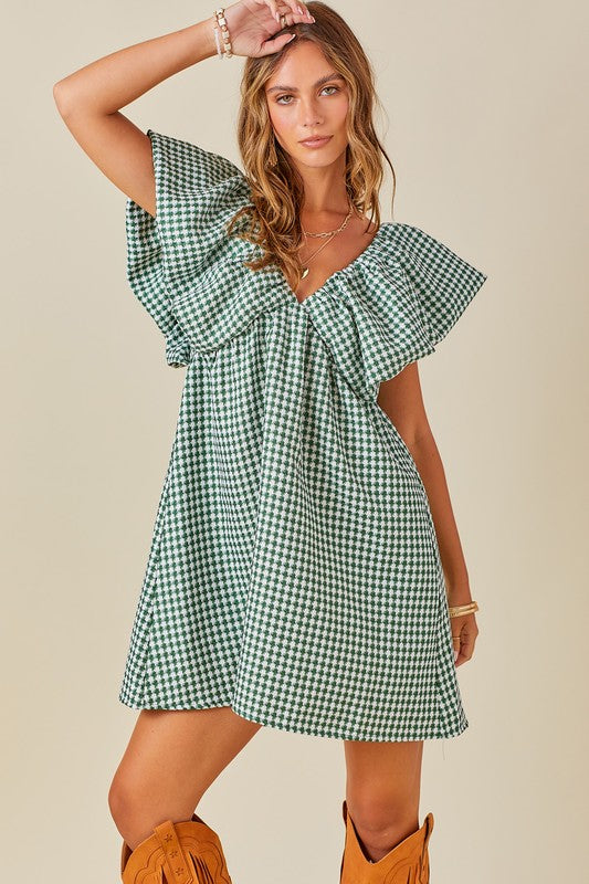 Heartbreaker Houndstooth Dress Heartbreaker Houndstooth Dress
