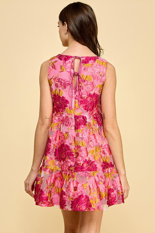 Rosey Rosebuds Sleeveless Dress Clothing TCEC   