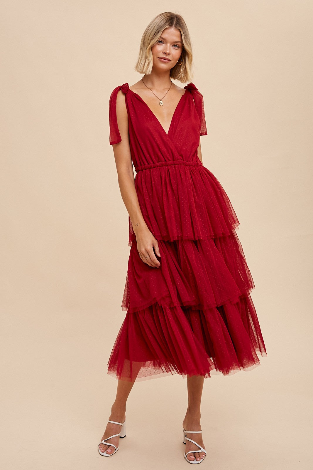 red cupcake dress 1950s red silver CUPCAKE tulle dress medium