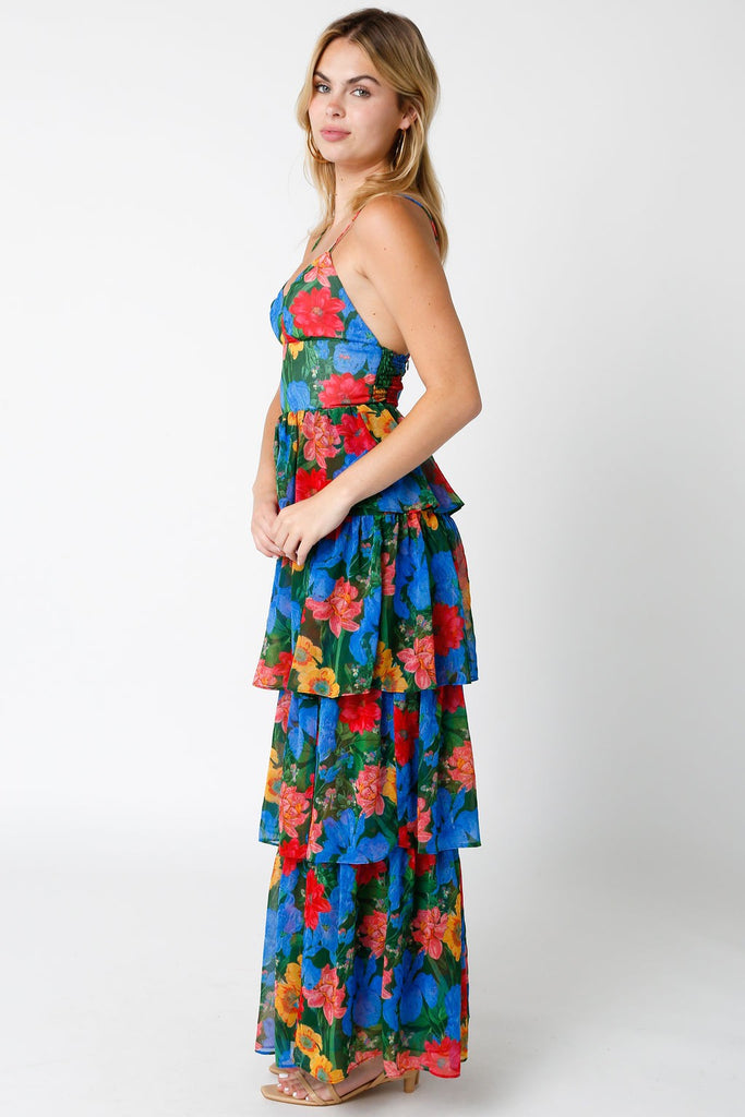 Tropical Vacation Dress Clothing Olivaceous   