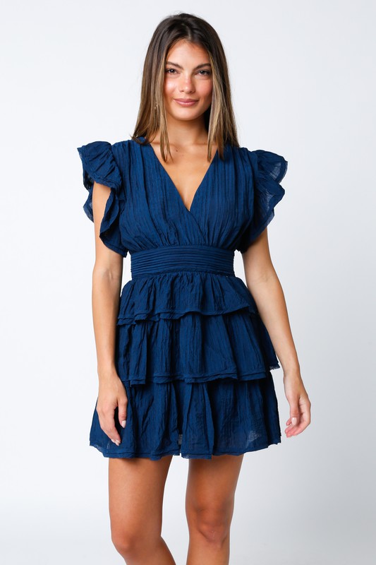 No Room For The Blues Dress Clothing Olivaceous S Blue 