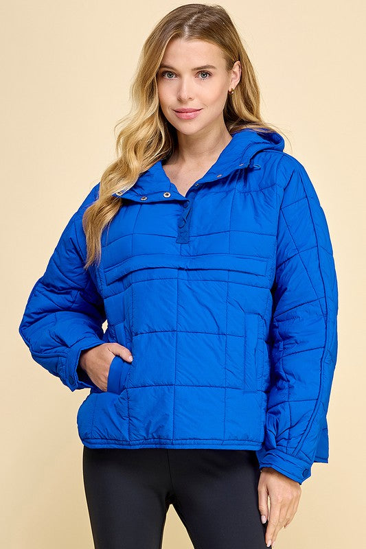 Quilted Cutie Jacket Clothing TCEC Royal S 