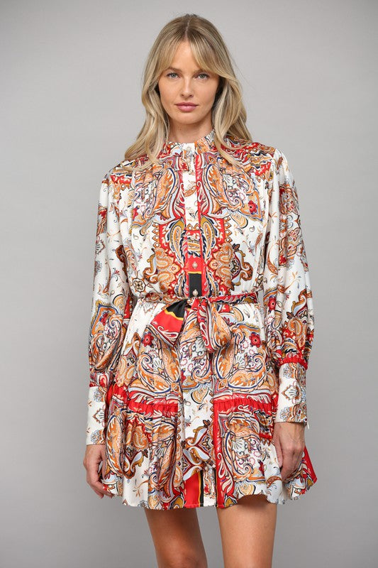 Elegant Scarf Dress – Peacocks & Pearls Lexington