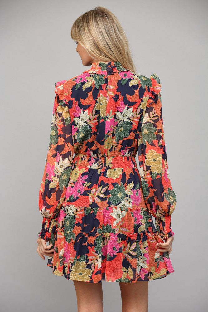 Winter Tropics Keyhole Dress Winter Tropics Keyhole Dress