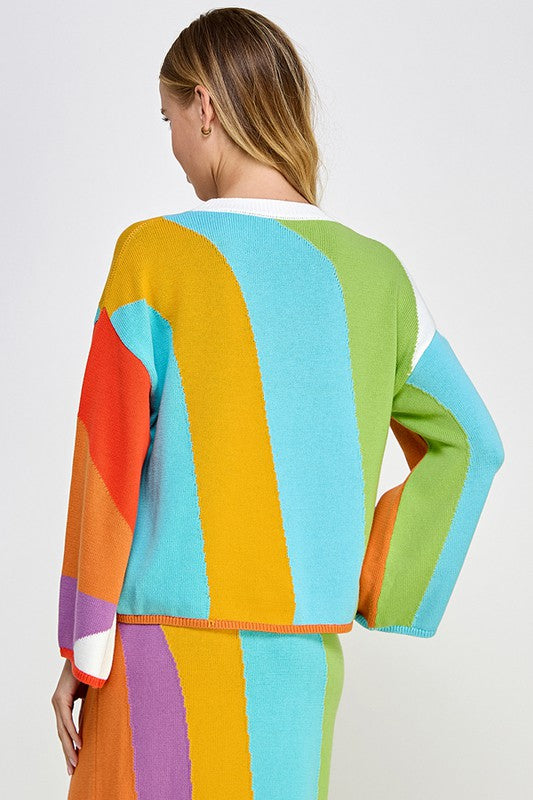 Rainbow Road Sweater Clothing See And Be Seen   