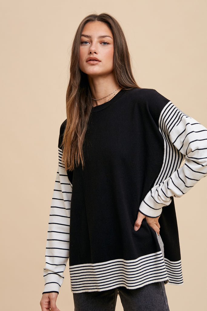 All The Stripes Sweater Clothing ANNIEWEAR   