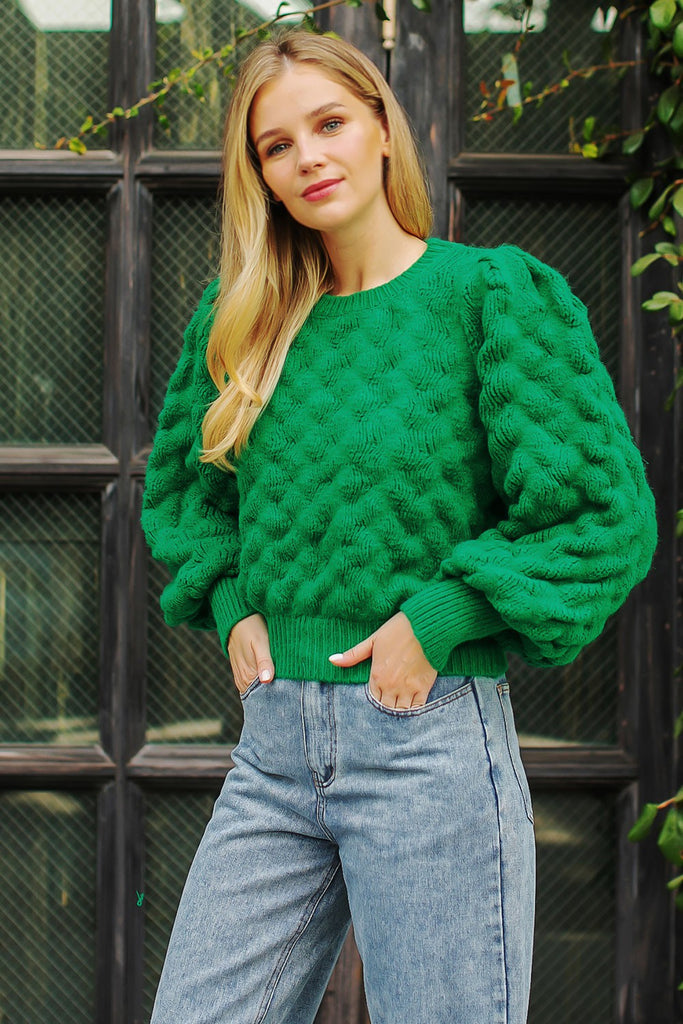 Loving Her Sweater Clothing Strut & Bolt Green S 
