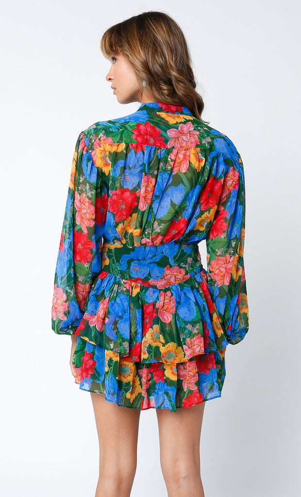 Ophelia Dress Clothing Olivaceous   