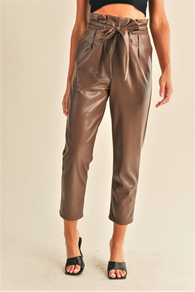 Double Trouble Pants Clothing Reset Brown S 