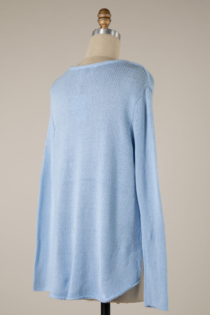 Beachy Blues Sweater Clothing Miracle   